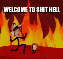 Welcome To Shit Hell Foxyb GIF - Welcome To Shit Hell Foxyb GIFs