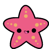Abiera Star Sticker - Abiera Star Star Fish Stickers