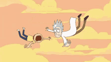 Falling GIF - Rick And Morty Falling Slap GIFs