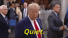 Trump Quiet GIF - Trump Quiet GIFs