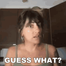 Guess What Arielle Scarcella GIF - Guess What Arielle Scarcella You Know What GIFs