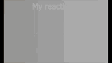 a drawing of a bee and a red ball with the words " my reaction " above it