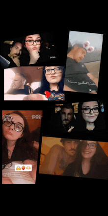a collage of pictures of a man and a woman with the words " here is a brilliant easter "