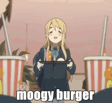 tsumugi kotobuki kon burger anime