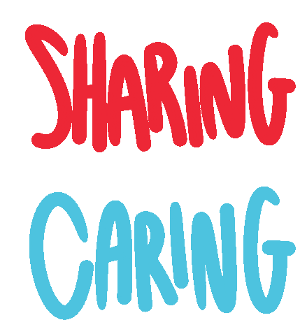 Sharing Caring Sticker - Sharing Caring Love Stickers