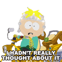 I Hadnt Really Thought About It Butters Stotch Sticker - I Hadnt Really Thought About It Butters Stotch South Park Stickers