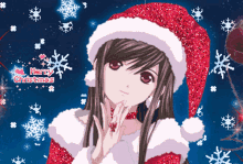 Cute Merry Christmas GIF - Cute Merry Christmas Anime GIFs