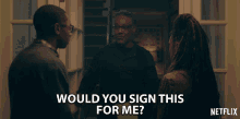 Would You Sign This For Me Dear White People GIF