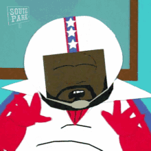 Surprised Jerome Chef Mcelroy GIF - Surprised Jerome Chef Mcelroy South Park GIFs