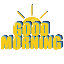 good morning animated text cute greeting morning