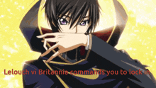 lelouch vi britannia commands you to lock his fingers