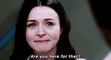 Greys Anatomy Amelia Shepherd GIF - Greys Anatomy Amelia Shepherd Are You Here For That GIFs