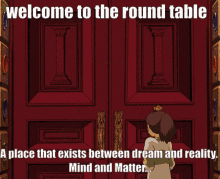 Roundtable Spirited Away GIF - Roundtable Spirited Away Anime Door GIFs