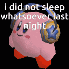 No Sleep Kirby GIF - No Sleep Kirby Sadge GIFs
