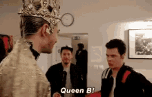 Bill Kaulitz Queen B GIF - Bill Kaulitz Queen B Crown GIFs
