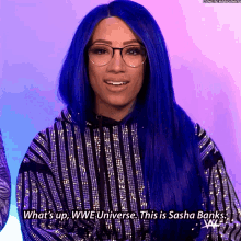 Sasha Banks Whats Up GIF - Sasha Banks Whats Up Wwe Universe GIFs