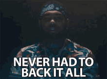Never Had To Back It All Amazin GIF - Never Had To Back It All Back It All Amazin GIFs