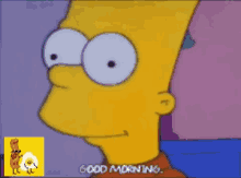 Bart Simpson Simpsons GIF - Bart Simpson Simpsons Good Morning GIFs