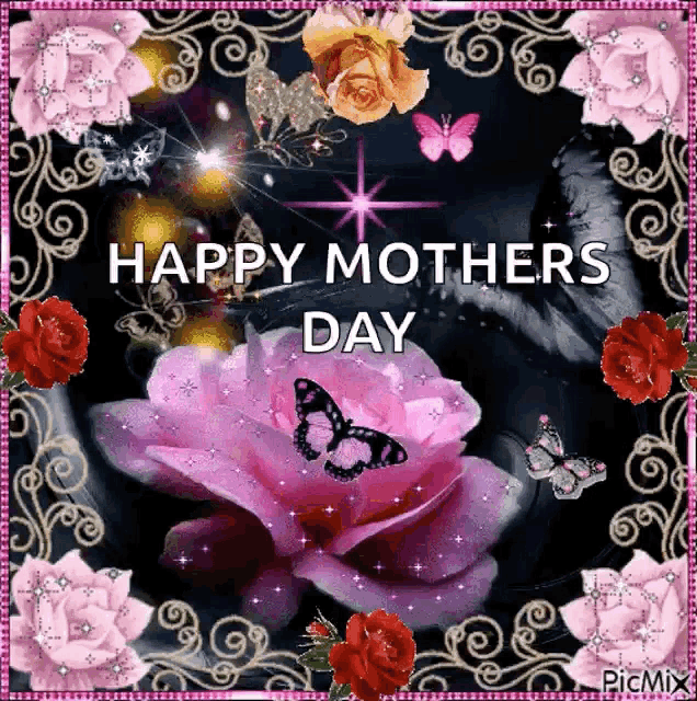 Happy Mothers Day Sparkles GIF - Happy Mothers Day Sparkles Flowers -  Discover & Share GIFs