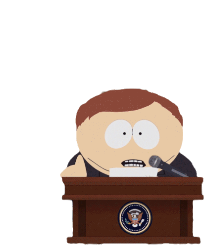 Speech Eric Cartman Sticker - Speech Eric Cartman South Park Stickers