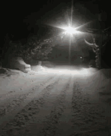 Snow Night GIF - Snow Night Snowing GIFs