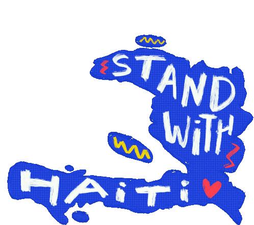 Stand With Haiti Jefcaine Sticker - Stand With Haiti Jefcaine Haiti Stickers