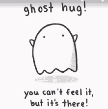 Ghost Hug You Cant Feel It GIF