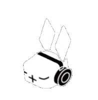 Rabbit R1 Bunny Ai Sticker - Rabbit R1 Bunny Ai Head Bang Stickers
