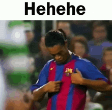 Ronaldinho Jersey GIF - Ronaldinho Jersey Heheh GIFs