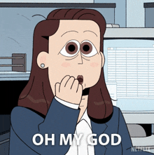 Oh My God Carol Kohl GIF - Oh My God Carol Kohl Carol & The End Of The World GIFs