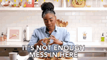 Its Not Enough Mess In Here Amused GIF - Its Not Enough Mess In Here Amused Not Messy GIFs