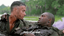hey forrest forrest gump bubba bubba blue tom hanks
