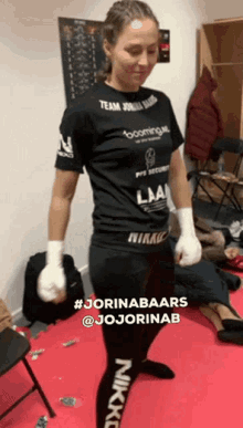 jorina baars muay thai kickboxing smile fortnite dance