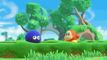 Gooey Kirby GIF - Gooey Kirby Waddle Dee GIFs