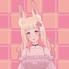 chromevt animegirl vtuber es bunny girl happy