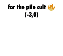 a picture of a man wearing sunglasses and a hat that says for the pile cult ( -3.0 )