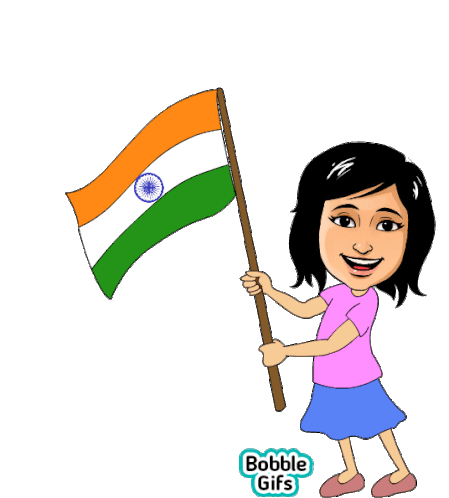 Flag Indian Flag Sticker - Flag Indian Flag Republic Stickers