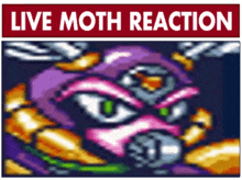 Mega Man X Morph Moth GIF - Mega Man X Morph Moth Live Moth Reaction GIFs