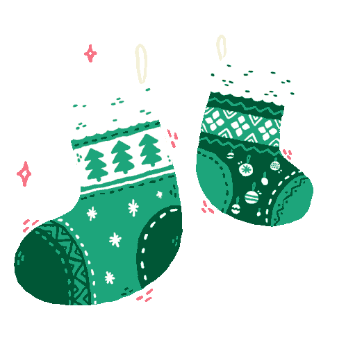 Christmas Stockings Christmas Sticker