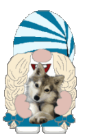 Gnome Wolf Sticker