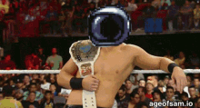 a pixel art of a wrestler with ageofsam.io written on the bottom right