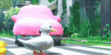 kirby kirby forgotten land kirby and the forgotten land mouthful mode car mouth