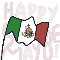 Mexican Puebla5de Mayo Happy Cinco De Mayo Mexican Flag Happy5de Mayo Mexican Sticker