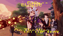 a poster for a video game called eclipse on thrillway