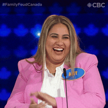 Clapping Amy GIF - Clapping Amy Family Feud Canada GIFs