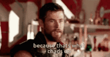 thats what chads do hero thor heroes marvel