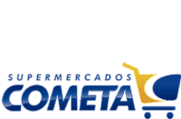 Cometa Supermercados Logo Cometa Supermercados Sticker - Cometa Supermercados Cometa Super Logo Cometa Supermercados Stickers