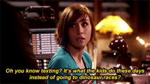 Oh You Know Texting Dinosaur Races GIF - Oh You Know Texting Dinosaur Races GIFs