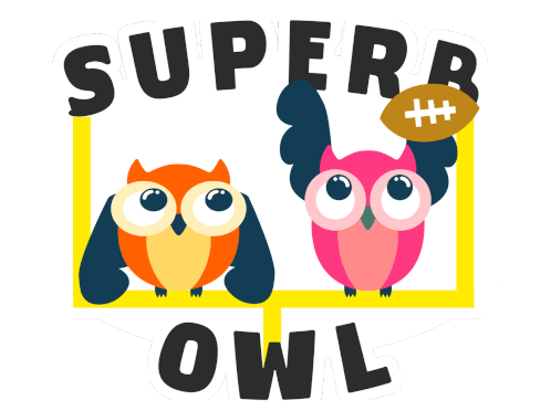 Superb Owl 49ers Superb Owl Sticker - Superb Owl 49ers Superb Owl Big Game Stickers