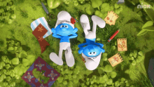 Relax The Smurfs GIF - Relax The Smurfs Brothers Bonding GIFs